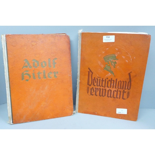 710 - Two German WWII period sticker albums