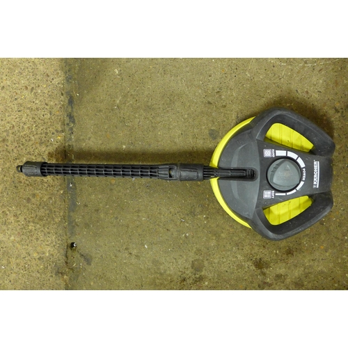 5303 - A Karcher K4 full control jet wash with hose, lance and patio cleaner  attachment