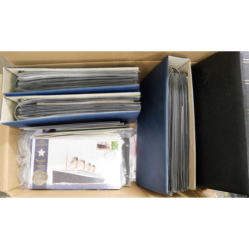 737 - Great Britain; two cartons of hundreds of Great Britain first day cover, all periods, all types, som... 