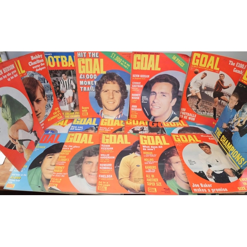 747 - Early 1970s Goal football magazines