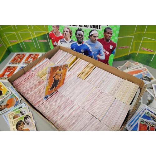 766 - Various football themed coin collections and other collectors cards