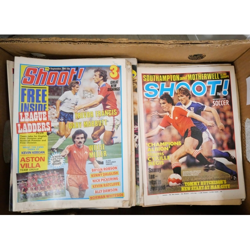 777 - A box of early 1970s Shoot magazines