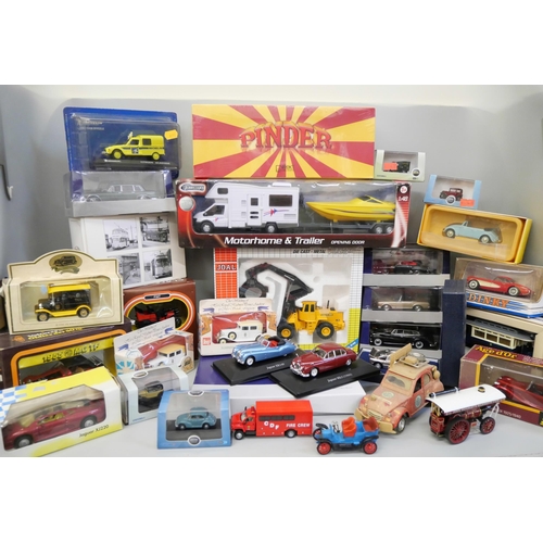 778 - A collection of boxed die-cast vehicles including Corgi, Polistil, Atlas, etc.