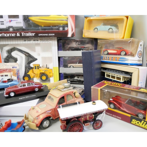 778 - A collection of boxed die-cast vehicles including Corgi, Polistil, Atlas, etc.