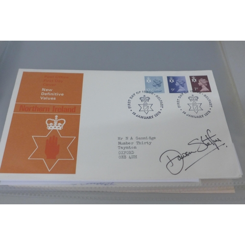 622 - Stamps; six signed mountaineering covers