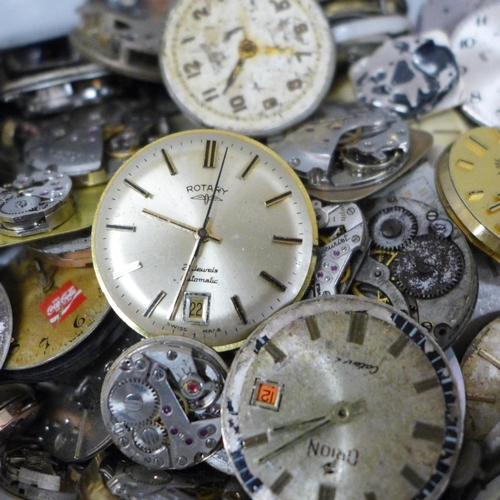 646 - Assorted wristwatch movements