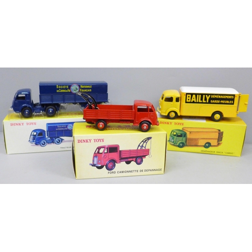 652 - Three modern Dinky Toys model vehicles, 2012, 2013 and 2015 Atlas Mattel editions