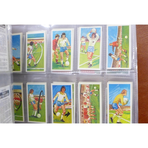 665 - Football cigarette cards sets, various sets to include Association Footballers 1938 by Churchman x 2... 