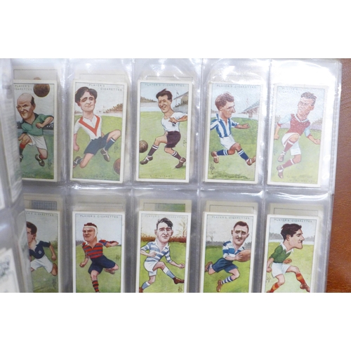 665 - Football cigarette cards sets, various sets to include Association Footballers 1938 by Churchman x 2... 