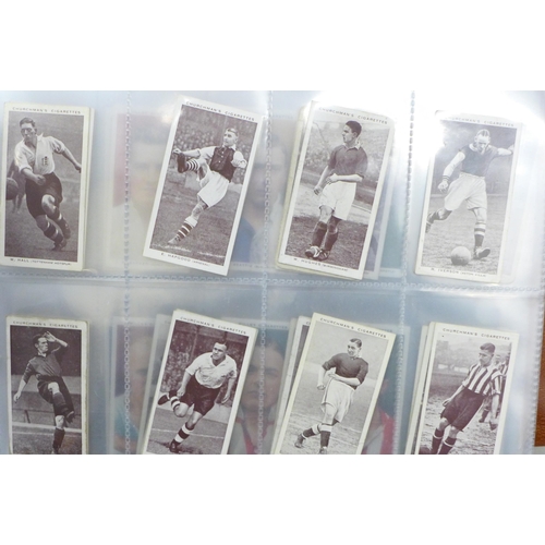 665 - Football cigarette cards sets, various sets to include Association Footballers 1938 by Churchman x 2... 