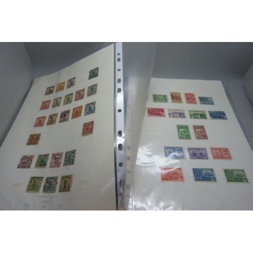 845 - Stamps; China stamps, coiled dragons to early 1960s