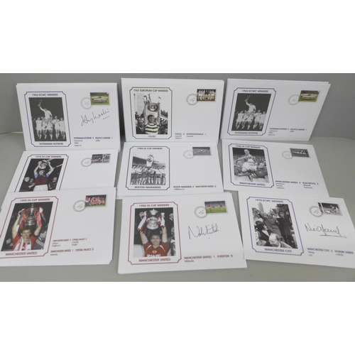 667 - Commemorative covers, lot of 30 modern covers depicting various FA Cup Finals, Europe Cup Finals, Tr... 