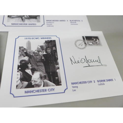 667 - Commemorative covers, lot of 30 modern covers depicting various FA Cup Finals, Europe Cup Finals, Tr... 