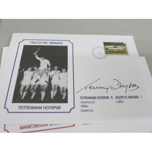 667 - Commemorative covers, lot of 30 modern covers depicting various FA Cup Finals, Europe Cup Finals, Tr... 