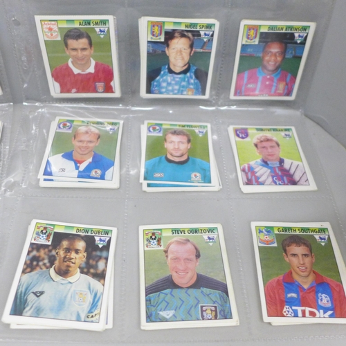 668 - Football stickers issued by Merlin from their 1995 Premier League set, 450 in total - duplication, m... 