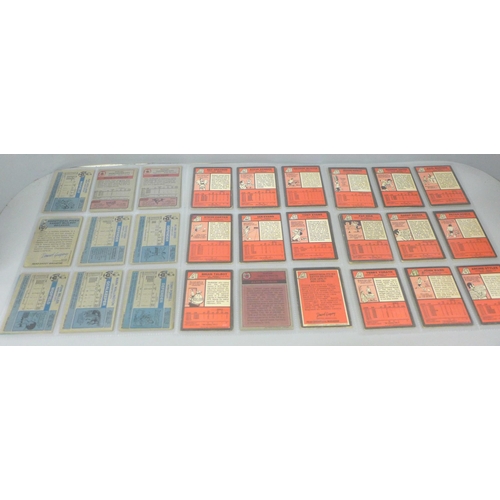 671 - Football Trading Cards, issued by Topps from various sets in the 1970s, 110 in total, mixed conditio... 