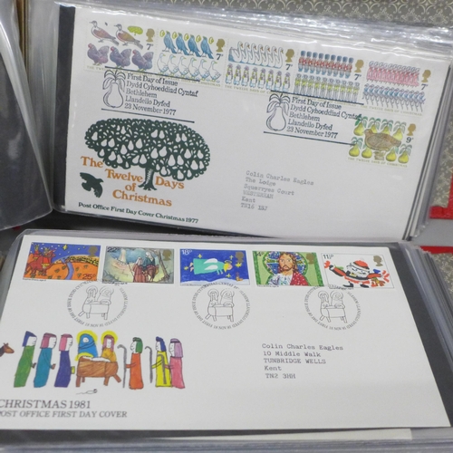 674 - Two albums of stamp first day covers