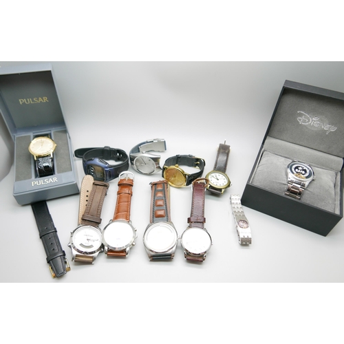 905 - Lady's and gentleman's wristwatches including Timex, Adidas, Casio, Everlast