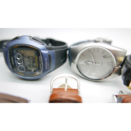 905 - Lady's and gentleman's wristwatches including Timex, Adidas, Casio, Everlast