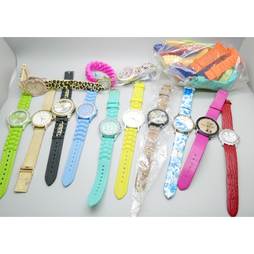 906 - Twenty-one unused fashion watches