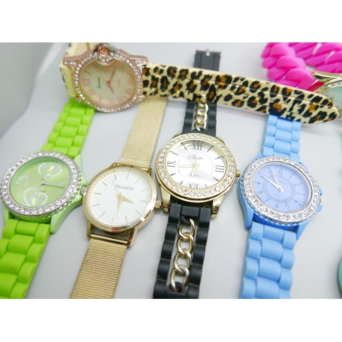 906 - Twenty-one unused fashion watches