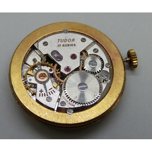 985 - A gentleman's Tudor Royal wristwatch movement, 29mm