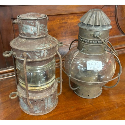 260D - Two ships lamps