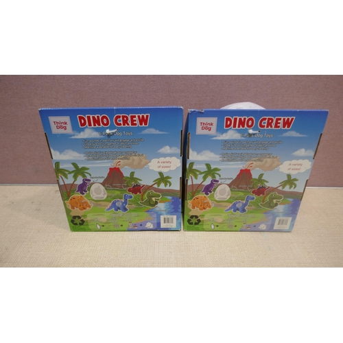 6110 - Dino Crew Dog Toys (337-496-498, 901) *This lot is subject to Vat