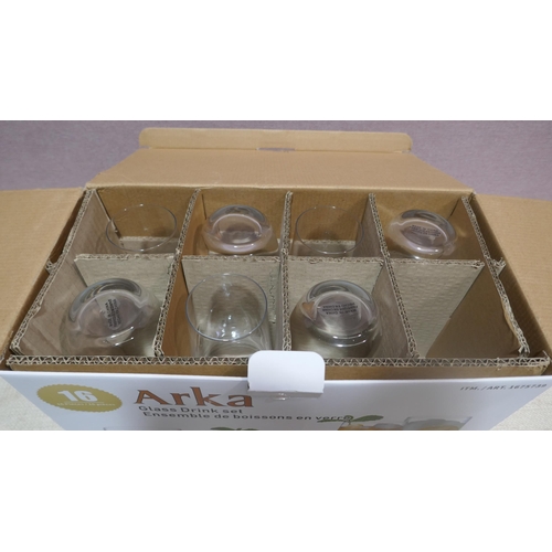 6114 - Arka Glassware Set (338-429) *This lot is subject to Vat