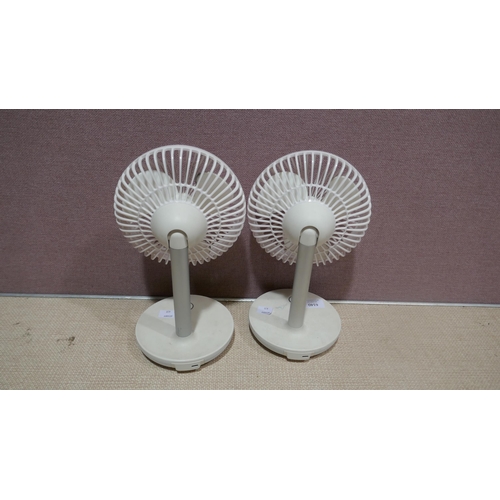 6140 - Meaco Portable Fan 2 Pack (338-431) *This lot is subject to Vat