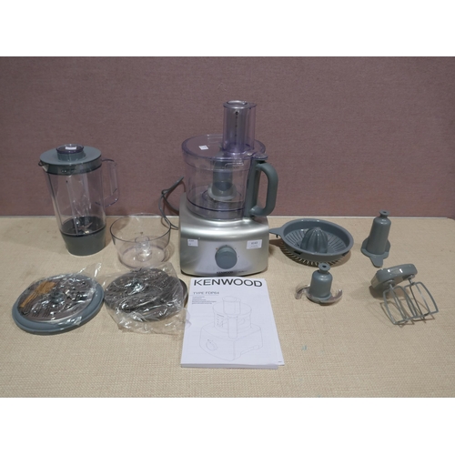 6143 - Kenwood Food Processor - Fdp645Si, Original RRP £124.91 + Vat (338-139) *This lot is subject to Vat