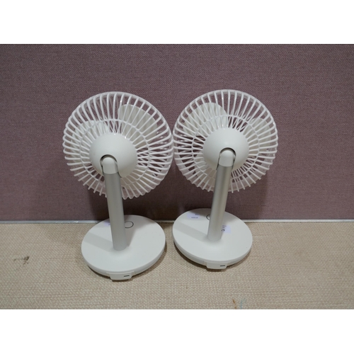 6144 - Meaco Portable Fan 2 Pack (338-138) *This lot is subject to Vat