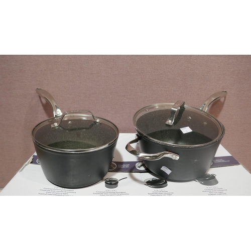 6147 - The Rock Matt Black  Cookware ( Used) , Original RRP £108.99 + Vat (338-71) *This lot is subject to ... 