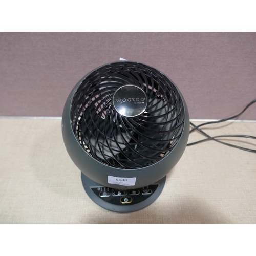 6148 - Iris Woozoo Grey Desk Fan With Remote  (338-74) *This lot is subject to Vat