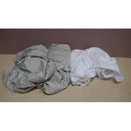 6163 - 4x Sanderson 300Tc Double Fitted Sheet (338-105,106) *This lot is subject to Vat