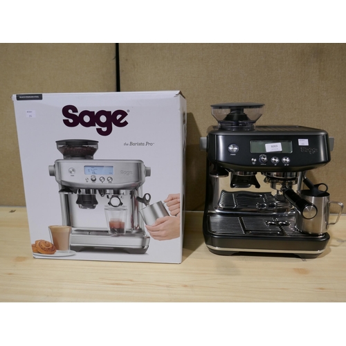 6003 - Sage Barista Pro Pump Coffee Machine - model - Ses878Bst , Original RRP £483.33 + Vat (338-294) *Thi... 