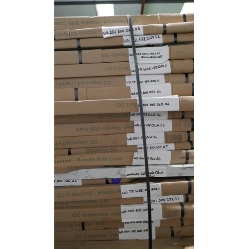 6026 - Quantity of worktop, mixed sizes and styles (464-157-177) *This lot is subject to Vat