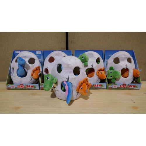 6029 - Five x Dino Crew Dog Toy (338-331,332,333,334,335) *This lot is subject to Vat