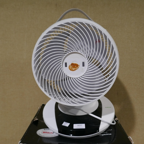 6037 - Meaco Air Circulator Fan With Remote (338-311) *This lot is subject to Vat