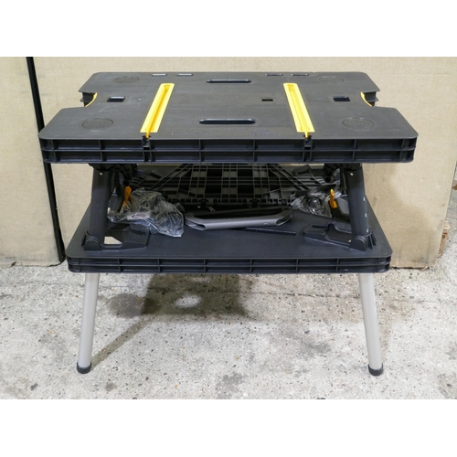 6047 - Keter Pro Series Folding Work Table (338-437)*This lot is subject to Vat