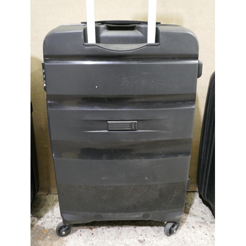 6245 - American Tourister Bon Air 3 piece Black Suitcases, Original RRP £133.33 + Vat (338-264) *This lot i... 