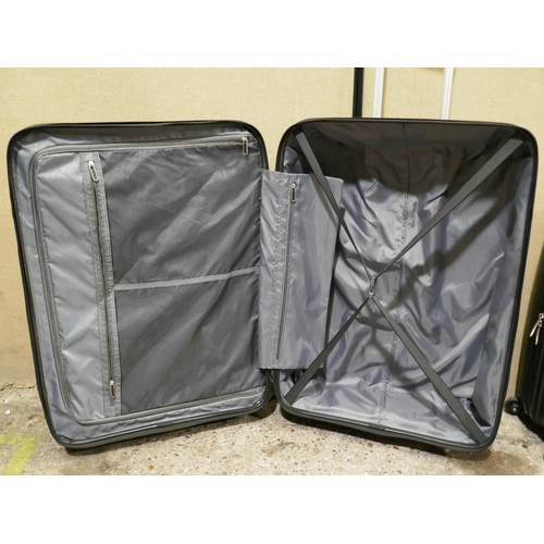 6245 - American Tourister Bon Air 3 piece Black Suitcases, Original RRP £133.33 + Vat (338-264) *This lot i... 