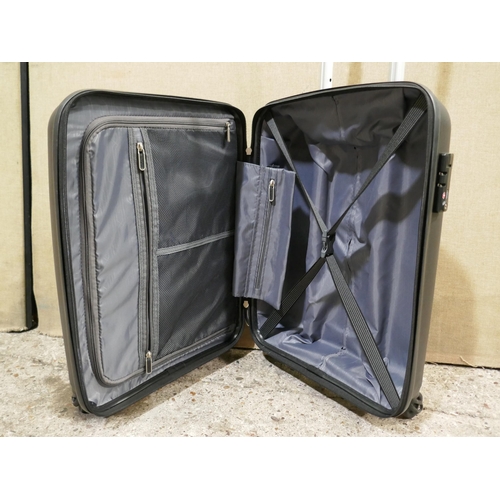 6245 - American Tourister Bon Air 3 piece Black Suitcases, Original RRP £133.33 + Vat (338-264) *This lot i... 