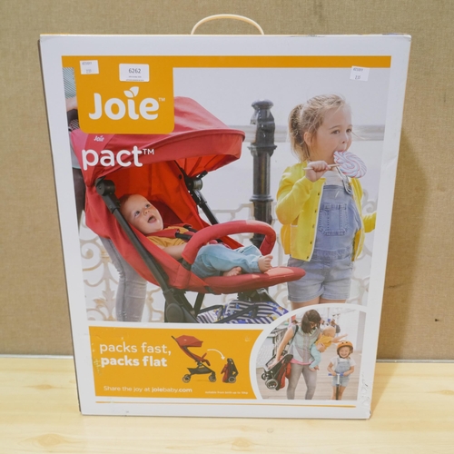 6262 - Joie Ember Pact Stroller, Original RRP £99.99 + Vat (338-235) *This lot is subject to Vat