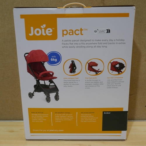 6262 - Joie Ember Pact Stroller, Original RRP £99.99 + Vat (338-235) *This lot is subject to Vat