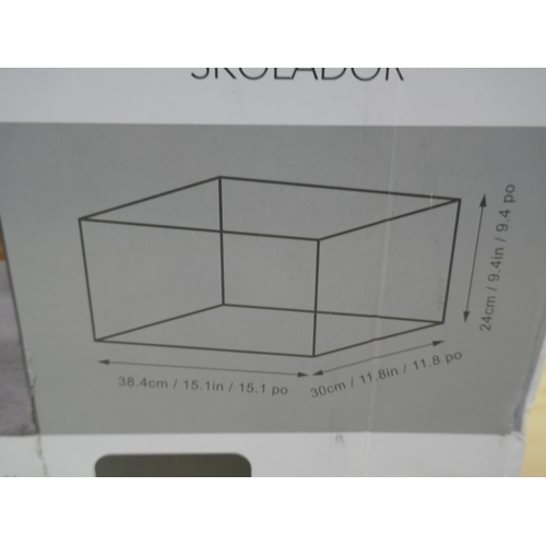 6263 - Stackable Shoe Boxes (2 Door Access)  (338-255) *This lot is subject to Vat