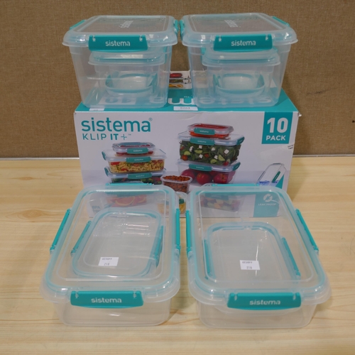 6264 - Sistema Klip It Plus Container storage Set    (338-218) *This lot is subject to Vat