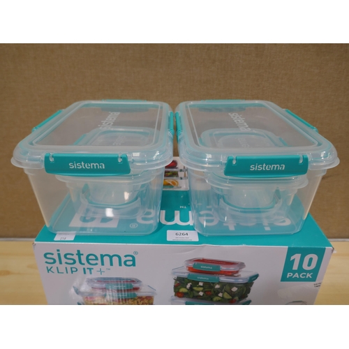 6264 - Sistema Klip It Plus Container storage Set    (338-218) *This lot is subject to Vat