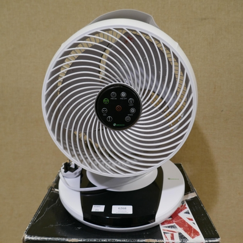 6268 - Meaco Air Circulator Fan With Remote (338-214) *This lot is subject to Vat