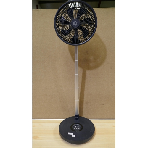 6269 - Nsa Folding Stand Fan Fan With Remote (338-246) *This lot is subject to Vat